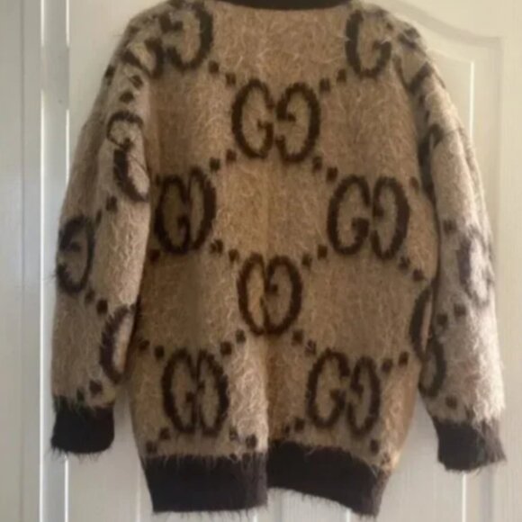 Gucci Reversible GG Mohair Cardigan - Picture 5 of 7